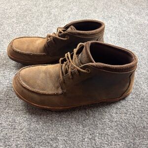 OLUKAI Men’s Brown Leather Hamakua Chukka Boots size: 12